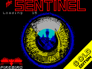 Sentinel title screen for ZX Spectrum